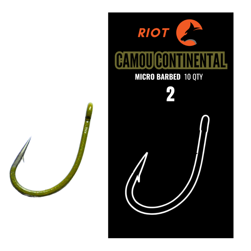 Riot Camou Continental Micro Barbed 